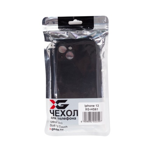 Чехол для телефона X-Game XG-HS61 для Iphone 13 Силиконовый Чёрный