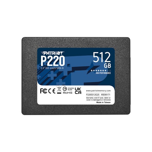 Твердотельный накопитель SSD Patriot Memory P220 P220S512G25 512GB SATA III