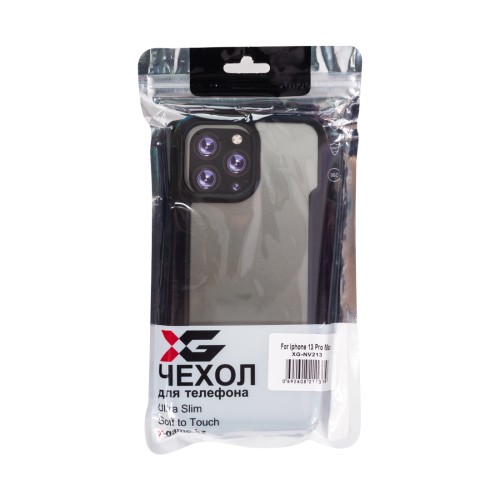 Чехол для телефона X-Game XG-NV213 для Iphone 13 Pro Max Iron Чёрный