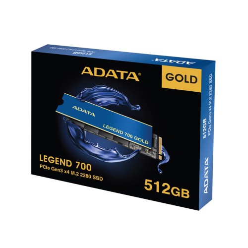 Твердотельный накопитель SSD ADATA LEGEND 700 GOLD SLEG-700G-512GCS-S48 512GB PCIe Gen3x4 M.2