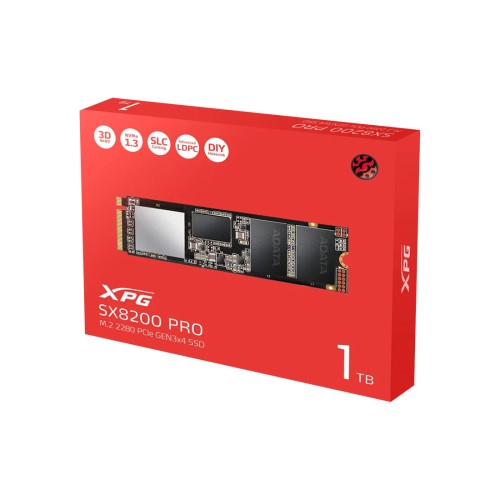Твердотельный накопитель SSD ADATA XPG SX8200 Pro 1 ТБ M.2