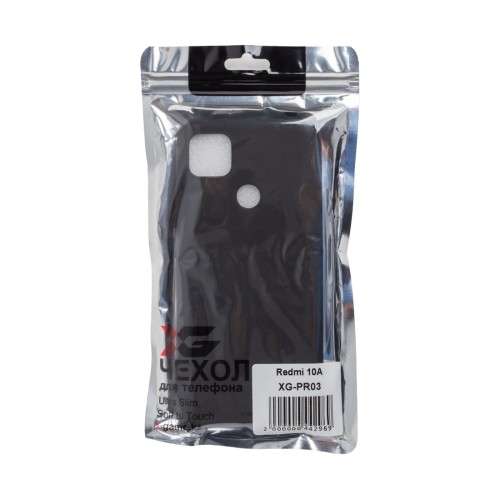 Чехол для телефона X-Game XG-PR03 для Redmi 10A TPU Чёрный