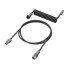 Провод для механической клавиатуры HyperX USB-C Coiled Cable Grey-Black 6J679AA