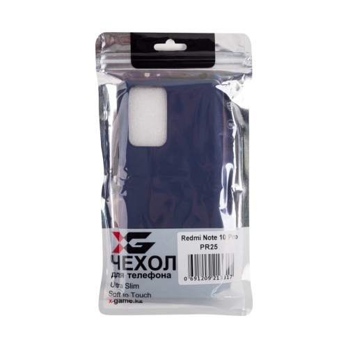 Чехол для телефона X-Game XG-PR25 для Redmi Note 10 Pro TPU Тёмно-синий