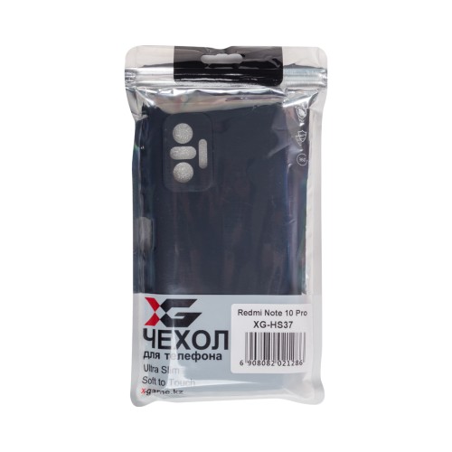 Чехол для телефона X-Game XG-HS37 для Redmi Note 10 Pro Силиконовый Сапфир