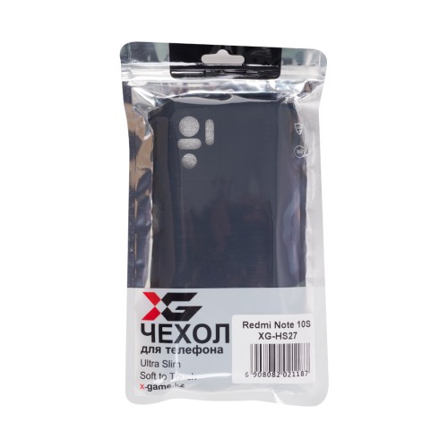 Чехол для телефона X-Game XG-HS27 для Redmi Note 10S Силиконовый Сапфир