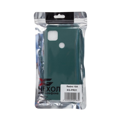 Чехол для телефона X-Game XG-PR01 для Redmi 10A TPU Зелёный